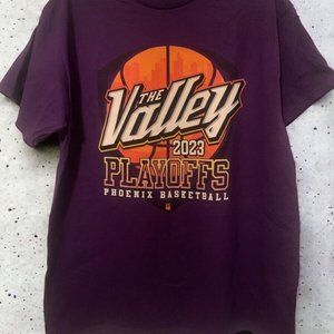 Phoenix Suns 2023 Playoffs The Valley Nike Tee T Shirt Men's Size Large